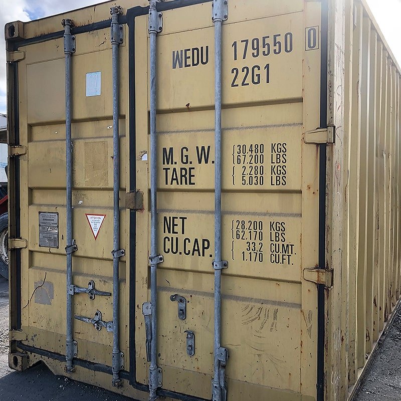 contentor marítimo 20 pés