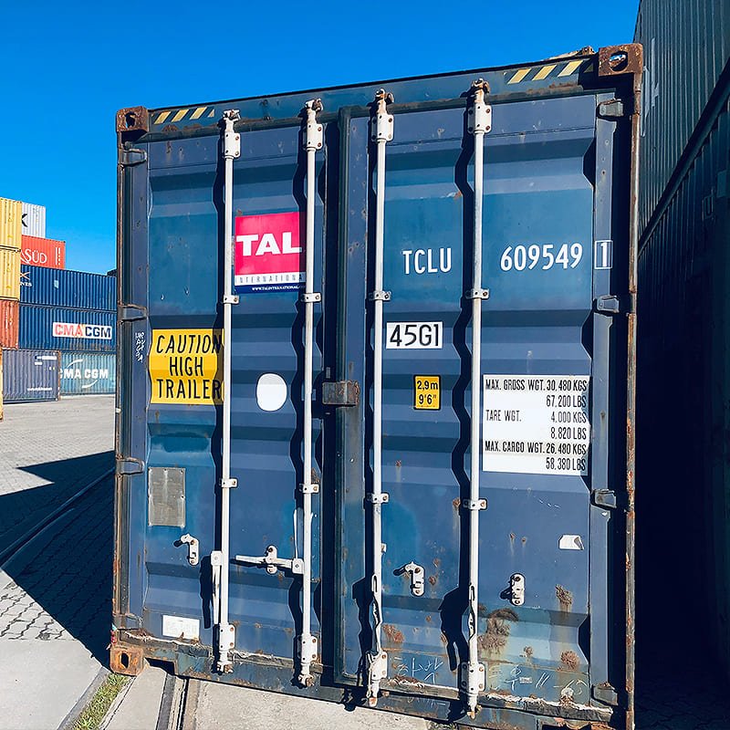 contentor marítimo 40 pés HC