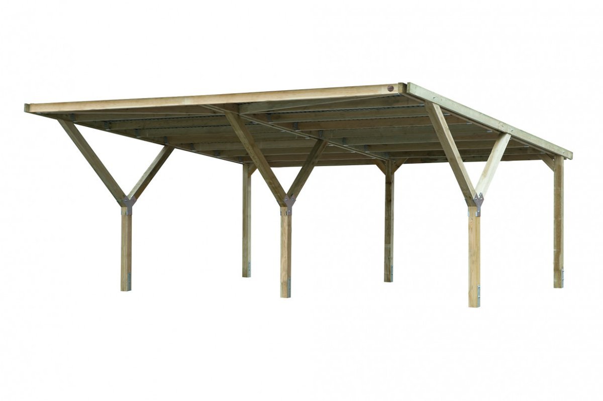 Carport duplo WEKA modelo Y 612