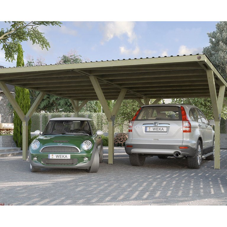 Carport duplo WEKA modelo Y 612