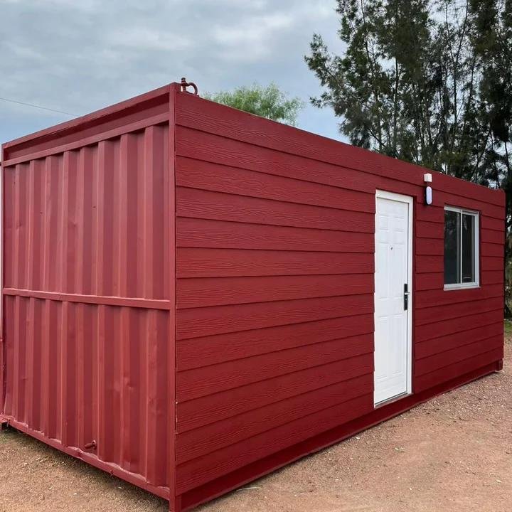 Casa Container 20 Pés High Cube Habitável – Casa Modular Pré-Fabricada com Cozinha e Banheiro
